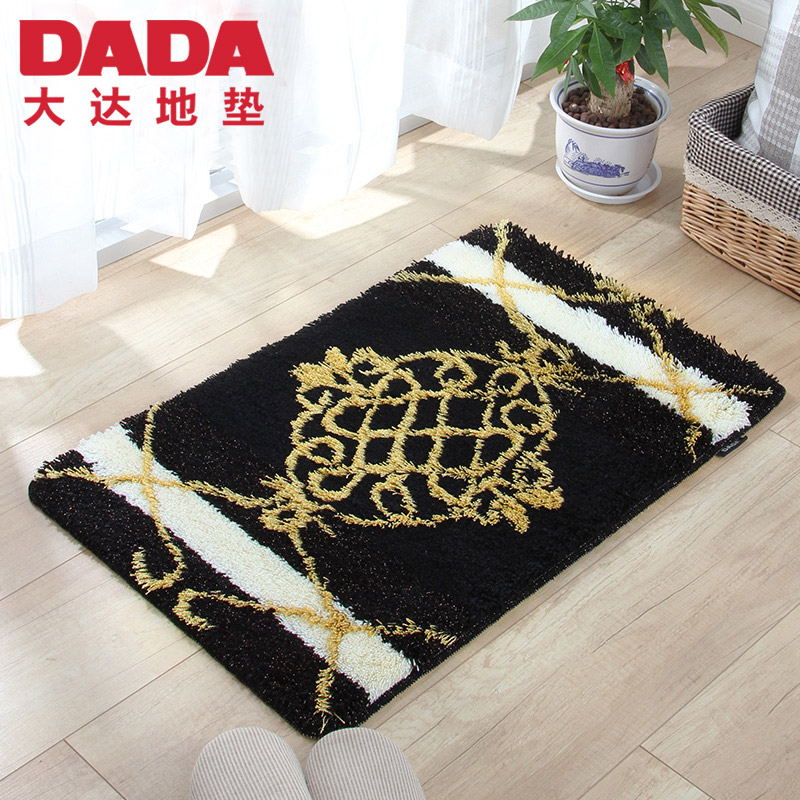 大达地垫门垫加厚金丝垫床头毯吸水防滑门垫卧室卫浴厨房脚垫地毯