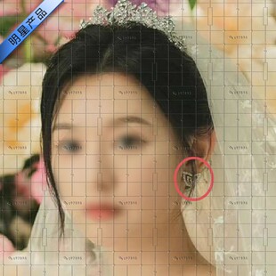 S925银饰品韩剧眼泪女王洪海仁金智媛同款耳环孙艺珍结婚礼物耳钉