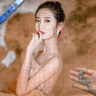 陈钰琪明星同款耳环张天爱景甜王丽坤佟丽娅镂空花朵高级感耳饰