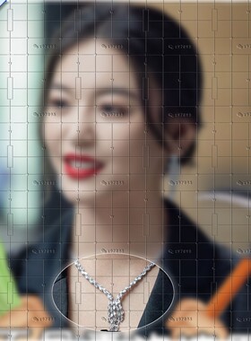 危险的她尤靖茹乔薇同款同款银色夸张吊坠项链长款流苏秋冬毛衣链