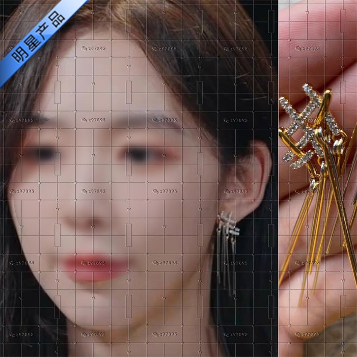 半熟恋人3苏锐同款编织流苏耳环2024时尚潮流新款长款流苏耳饰