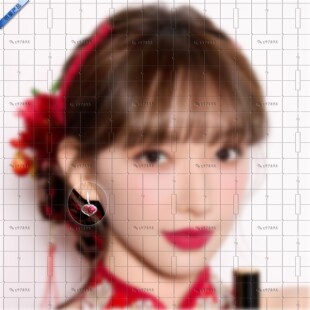 是女儿是妈妈程潇同款红色爱心耳环高级感耳饰气质纽结耳钉女