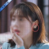 我 小确幸邢菲丛容同款 不规则甜美大气爱心耳环网红气质耳钉饰女