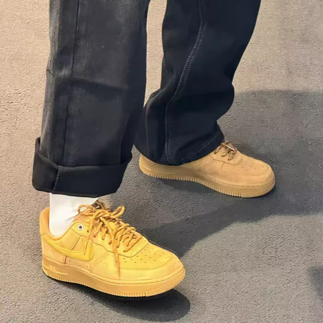 NIKE耐克LD AF1空军一号小麦色低帮经典青春耐磨男女板鞋 CJ9179