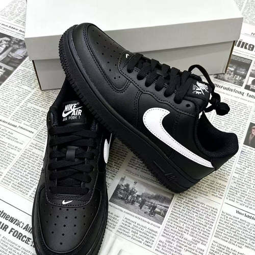 Nike男鞋 Air Force 1黑白空军一号运动板鞋休闲鞋 FZ0627-010 B