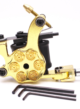 新款子弹头纹身机 割线打雾线圈纹身机 刺青工具 tattoo machine