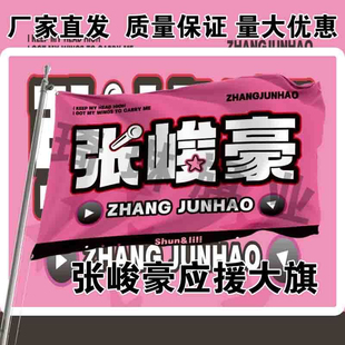 张峻豪应援大旗后援会TF家族演唱会手持大旗定制户外音乐节四代旗