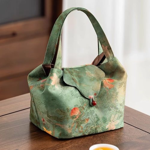 户外旅行茶具收纳包袋家用快客杯便携一壶四杯大号茶壶收纳盒包袋