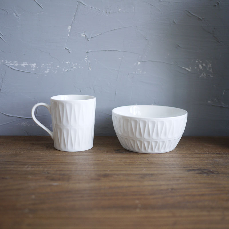 W1962 export to England white underglaze Bowl Mug