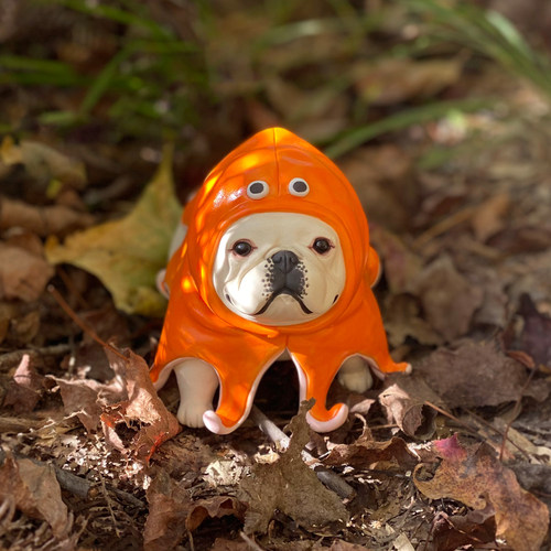 法斗摆件创意斗牛犬手办陶瓷可爱