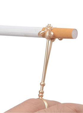 烟指环男女同款可调节细烟烟托