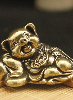 纯黄铜复古法手工匠作旧典藏艺术