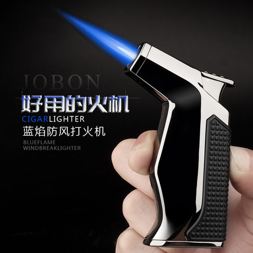 JOBON中邦防风直冲打火机可充气耐用喷枪焊枪点火器点艾灸香烟斗