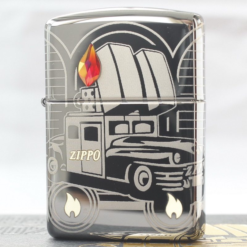 zippo煤油打火机官正品美国芝宝23年度机限量经典款75周年小汽车