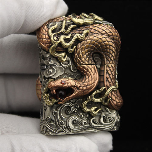 zippo煤油打火机防风砂轮官正品
