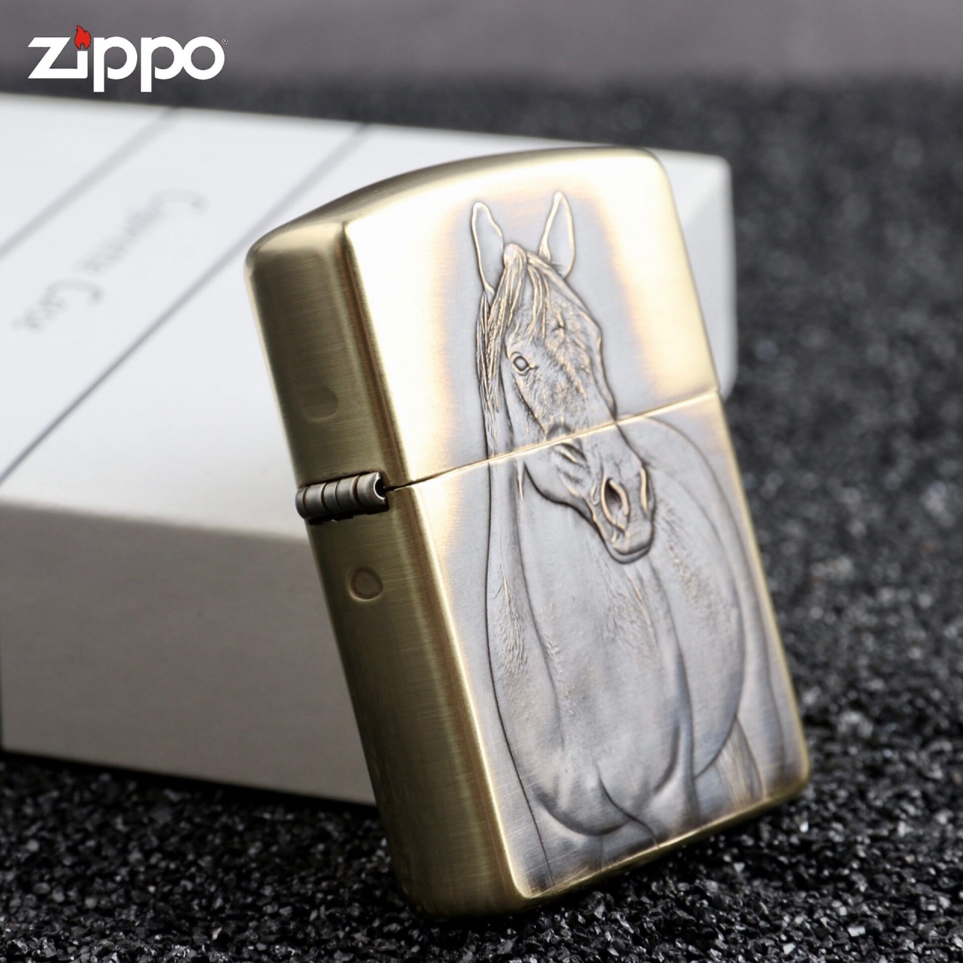 官正品ZIPPO芝宝美国原版防风砂轮煤油打火机鬼王3D精雕马到成功