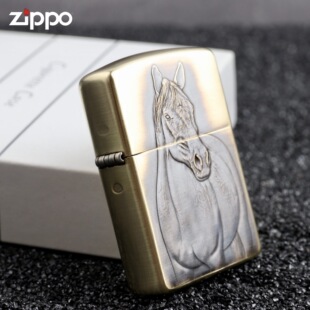 官正品ZIPPO芝宝美国原版防风砂轮煤油打火机鬼王3D精雕马到成功