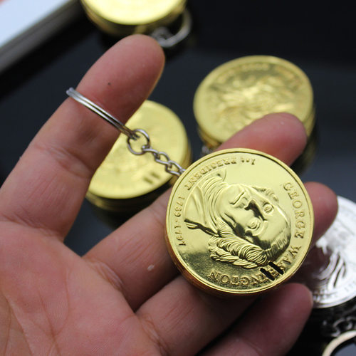 金属美金欧元袁大头1亿硬币模型
