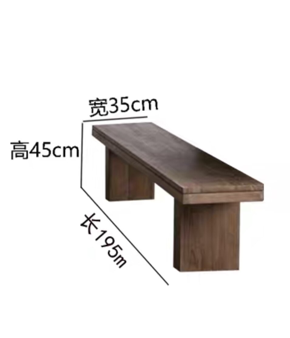 闽臻阁长凳子设计师个性家具简约现代家用换鞋凳休息穿鞋凳餐凳