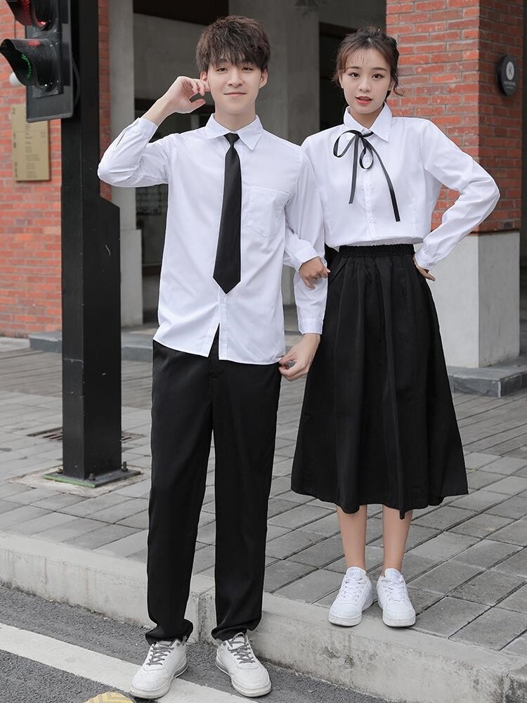 初中生校服春秋季运动班服两件套高中学生男女长袖韩版学院风套装