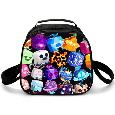 罗布乐思ROBLOX blox fruits学生校园午餐便当包可保温户外野餐包