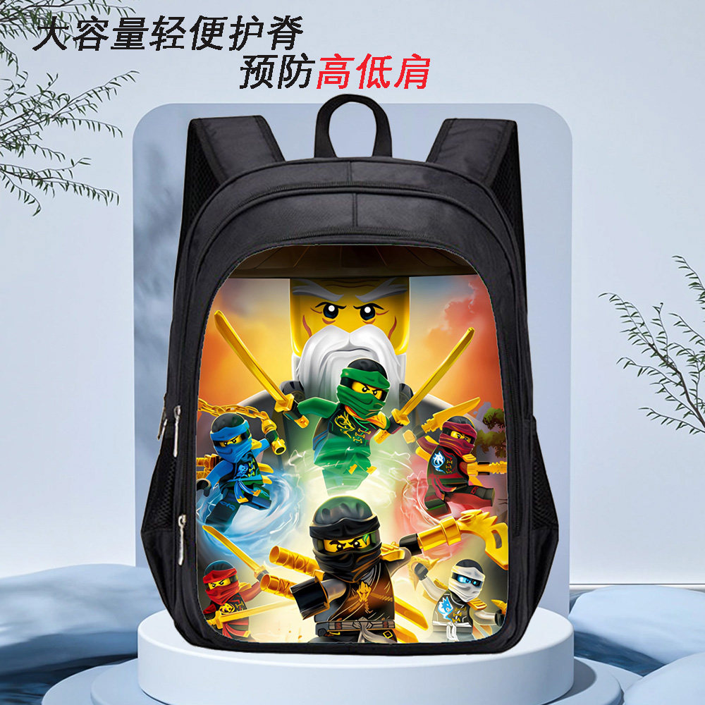 幻影忍者小学生书包三层大容量儿童双肩包男女生超酷的劳埃德背包