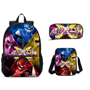 迷你特工队儿童书包卡通双肩包男生女生背包野餐包斜挎包帆布笔袋