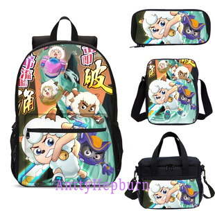 喜羊羊与灰太狼卡通可爱的儿童书包小学生双肩包单肩包饭包铅笔袋
