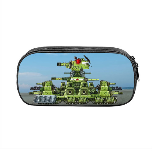 坦克图案小学生铅笔袋超酷的装甲战车小朋友文具盒军事迷男童笔袋