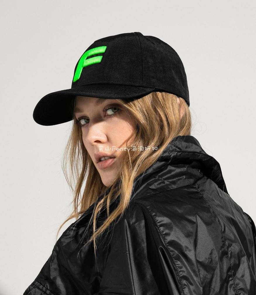 现货 puma fenty 蕾哈娜联名黑标限量学院棒球帽丝绸F同款 李现