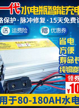 60V电动三轮车四轮车水电瓶智能电子快速充电器60v,72v48v36v24v