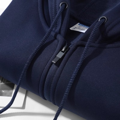 纯棉美式重磅拉链开衫卫衣秋冬季