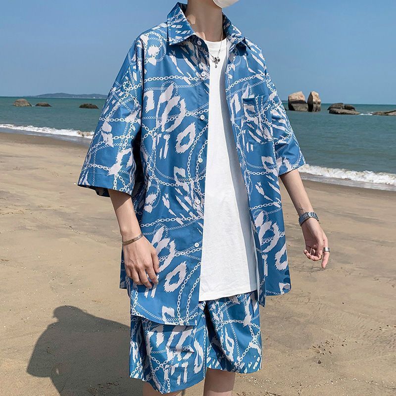 短袖夏季冰丝夏季冰丝休闲