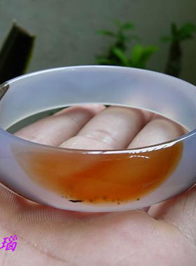 巴西玛瑙俏色水晶饰品送妈妈手镯