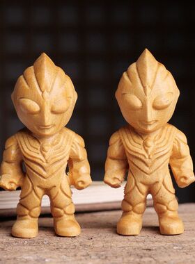 奥特曼超大迪迦檀黄金件礼物工艺