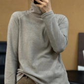 双面绒打底衫 肩分割线2025冬季 新款 7008高领净版 保暖绒衫