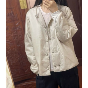 糯米小棉服~新款轻薄保暖女棉服2025秋冬极简风休闲百搭款外套