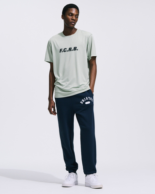 Fcrb ARCH LOGO SWEAT RIBBED PANTS 24新款爆裂印花运动休闲卫裤