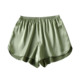 高级真丝缎面休闲百搭短裤 开叉脚口舒适不勒桑蚕丝亲肤透气睡裤