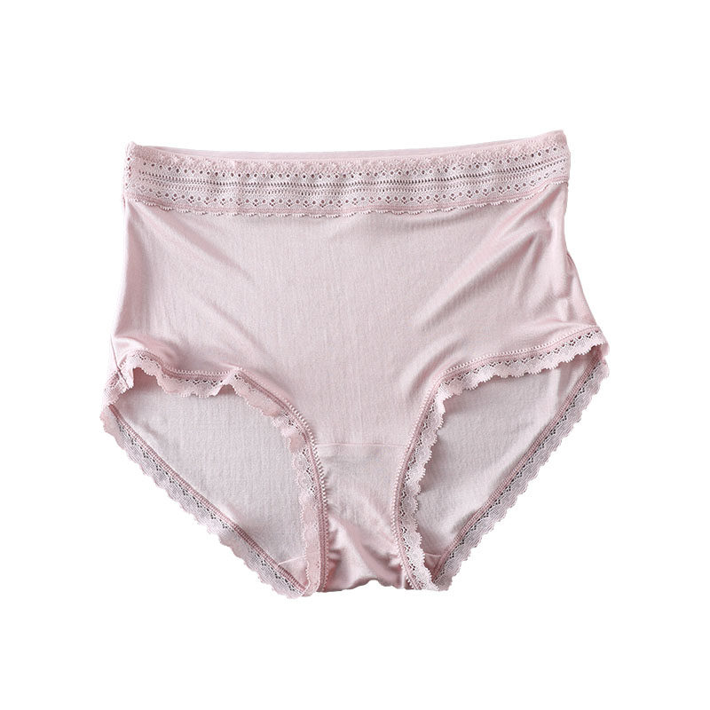 100%桑蚕丝女士三角裤 真丝轻薄贴合不夹臀 蕾丝拼接舒适大码内裤,女士内衣/男士内衣/家居服,女三角裤,淘宝优惠券,粉丝福利购,淘宝优惠卷