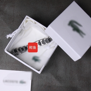 2025欧美跨境海外经典小鱼钛钢男款手链潮流可调节百搭手饰品高级