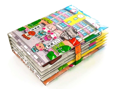 SW新品学校运动场的故事安静书DIY手工玩具益智趣味解压女孩玩具