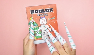 新款 娃娃盲袋自制儿童手工材料包卡通图纸解压益智材料 裁剪换装