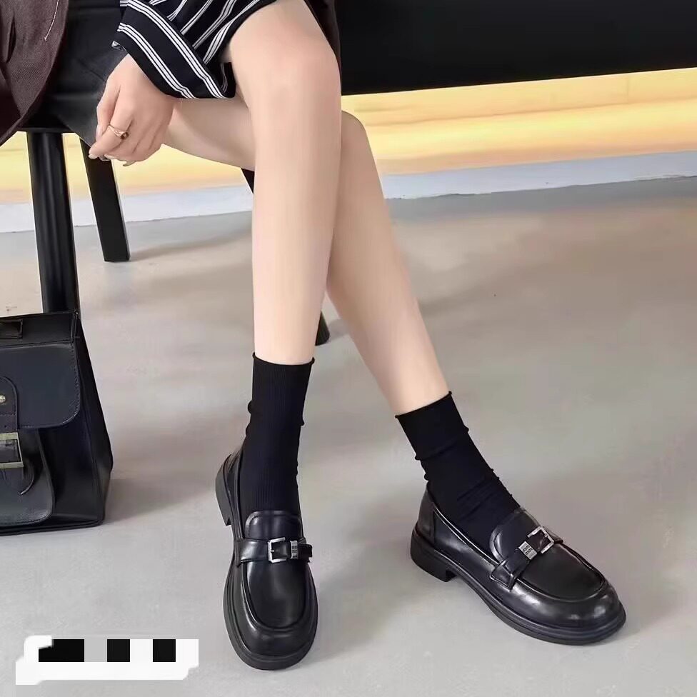 5109女士英伦风皮鞋2025专柜秋季新款轻便柔软防滑韩版舒适百搭