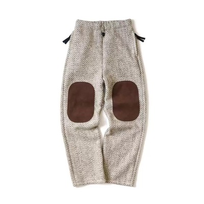 保暖宽松长裤羊毛呢休闲