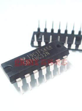 74HC32 IC集成电路 SN74HC32N DIP14 四2输入或门 2元/PCS