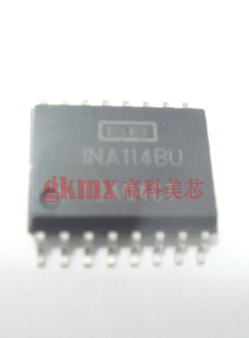 高科美芯 IC集成电路INA114BU SOL16贴片 仪表放大器 30元/PCS