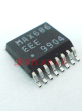 IC集成电路芯片MAX686EEE SSOP16 数模转换器升压转换器