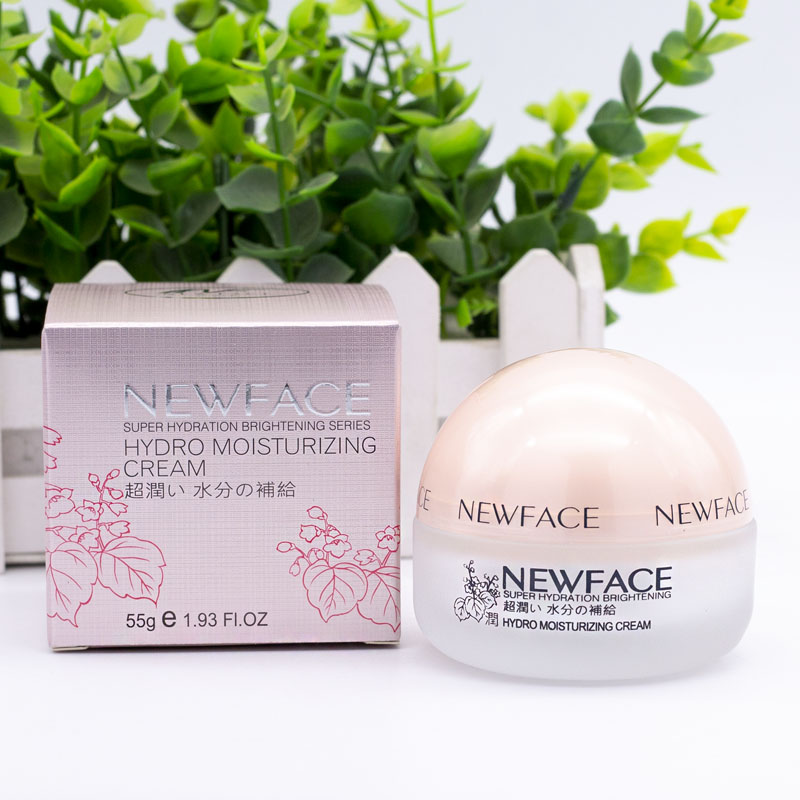 新面孔超润美肌水嫩保湿润肤霜55g滋润美亮肤霜保湿补水提色护肤