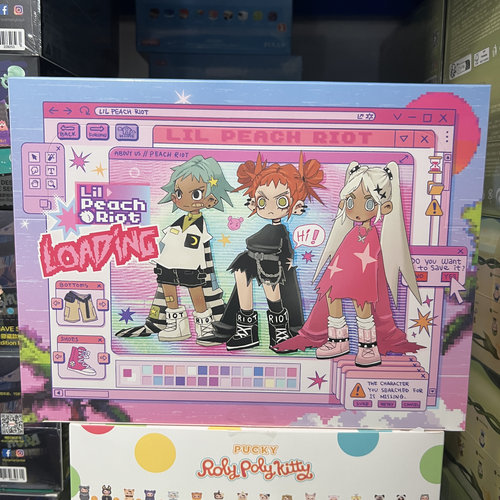 POPMART泡泡玛特Lil Peach Riot 小小叛桃载入中！系列手办盲盒